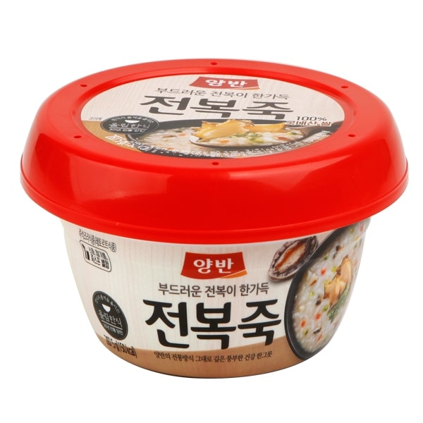 東遠 ヤンバン アワビ粥 287.5g × 24個／おかゆ レトルト 即席 韓国 防災 非常食
