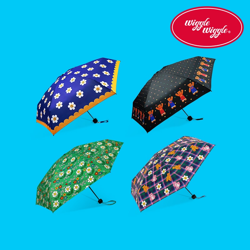 [選択1]wigglewiggle折りたたみ日傘 晴雨兼用 UPF50+ UVカット 軽量 コンパクト 女性用 5,092円