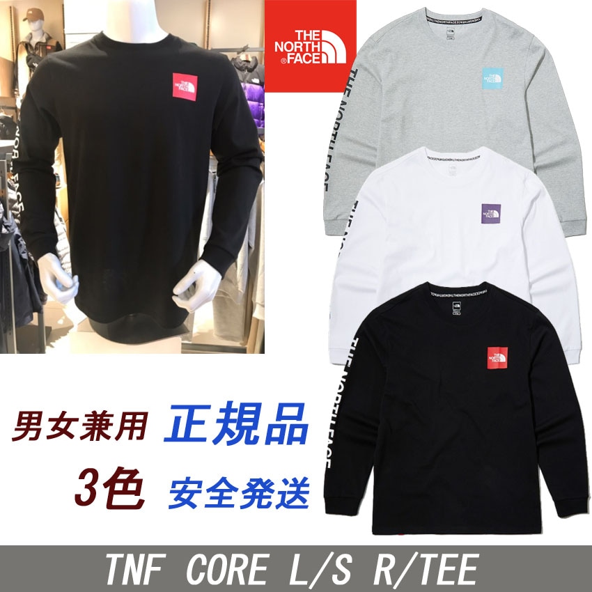 【THE NORTH FACE】TNF CORE L/S R/TEE★NT7TL70A Mens-ShortSleeve-Core-Wavy-
