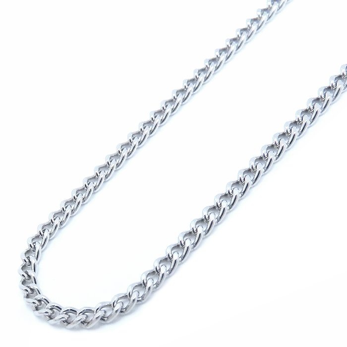 喜平ネックレス Pt850プラチナ 2面 シングル 60cm 11.1g/76255【中古】