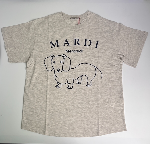 MARDI 犬イラスト Tシャツとショートパンツセット org.jpg