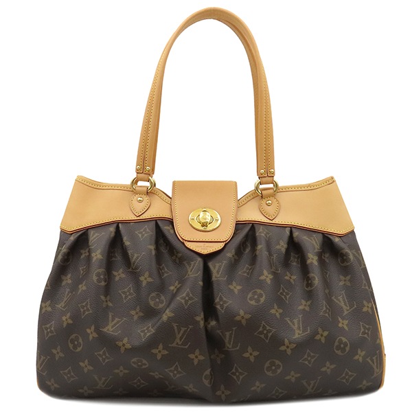 ルイヴィトン LOUIS VUITTON トートバッグ ボエシMM モノグラムキャンバス モノグラム ゴールド金具 茶 M45714 MI0029【中古】
