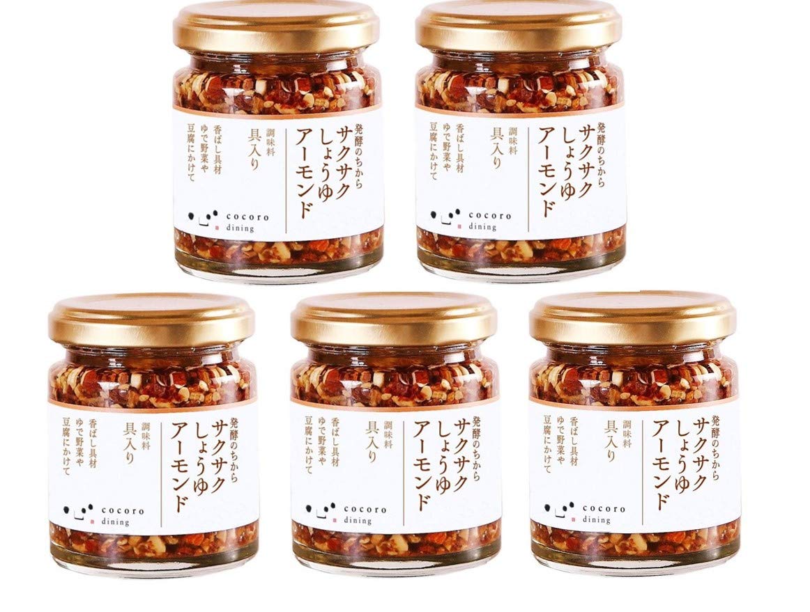 サクサクしょうゆアーモンド ご飯のお供 非常食 保存食 おいしい おかず 大容量 おつまみ 納豆サンド パンのお供 5個