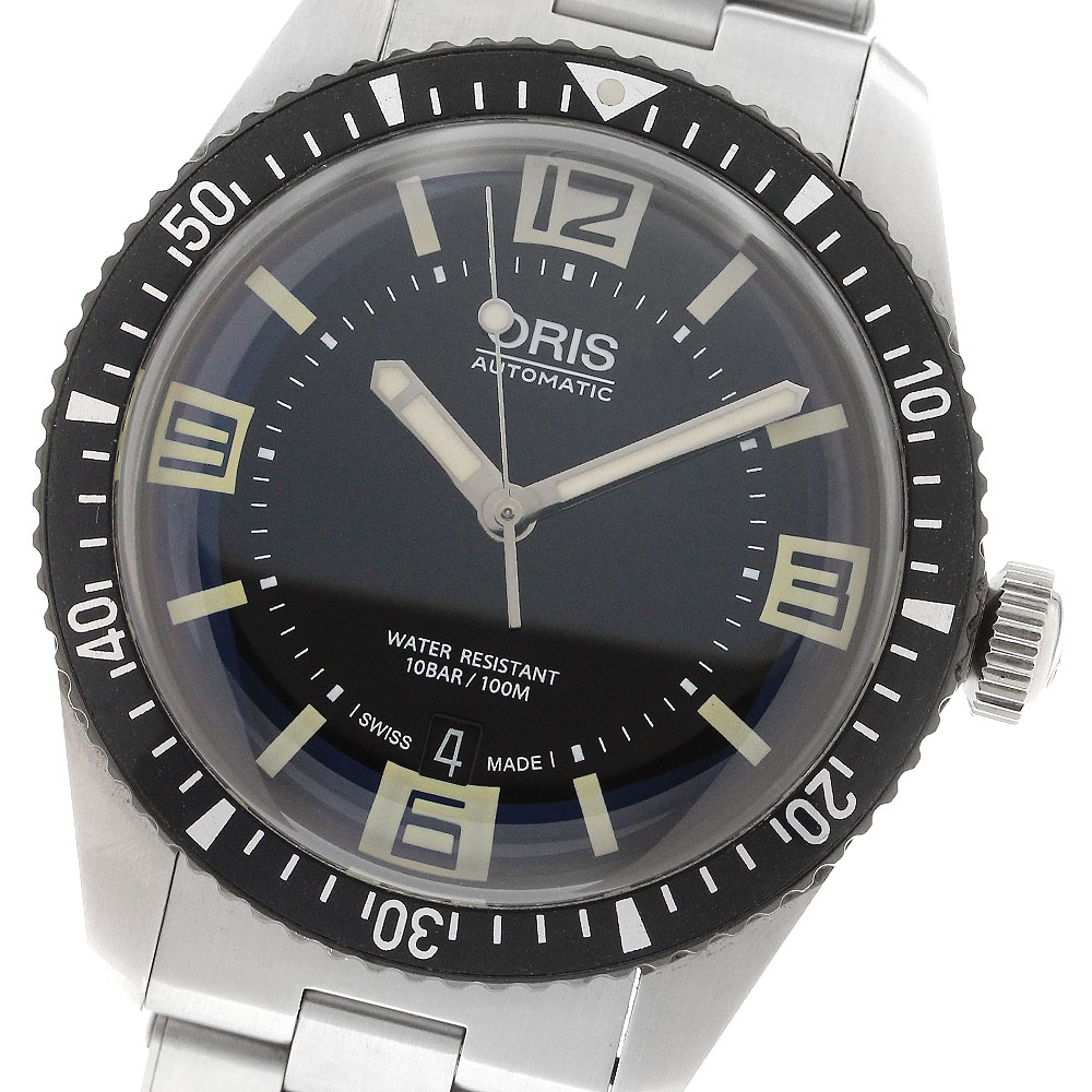オリス ORIS 7707 ダイバーズ65 デイト 自動巻き メンズ _903764【中古】