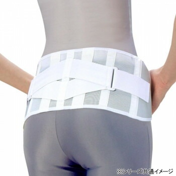 中山式 腰椎医学（R） コルセット 滑車式スリムライト 白　LLサイズ