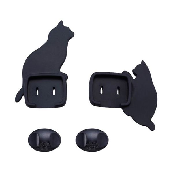 [10セット] スマイルキッズ ねこのコンセントカバー2個組 ねこA AKN-18AX10