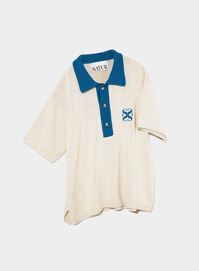 トップス SATUR Napoli Soft cotton polo knit Qoo10] 【SATUR】 NAPOLI SOFT : メンズファッション