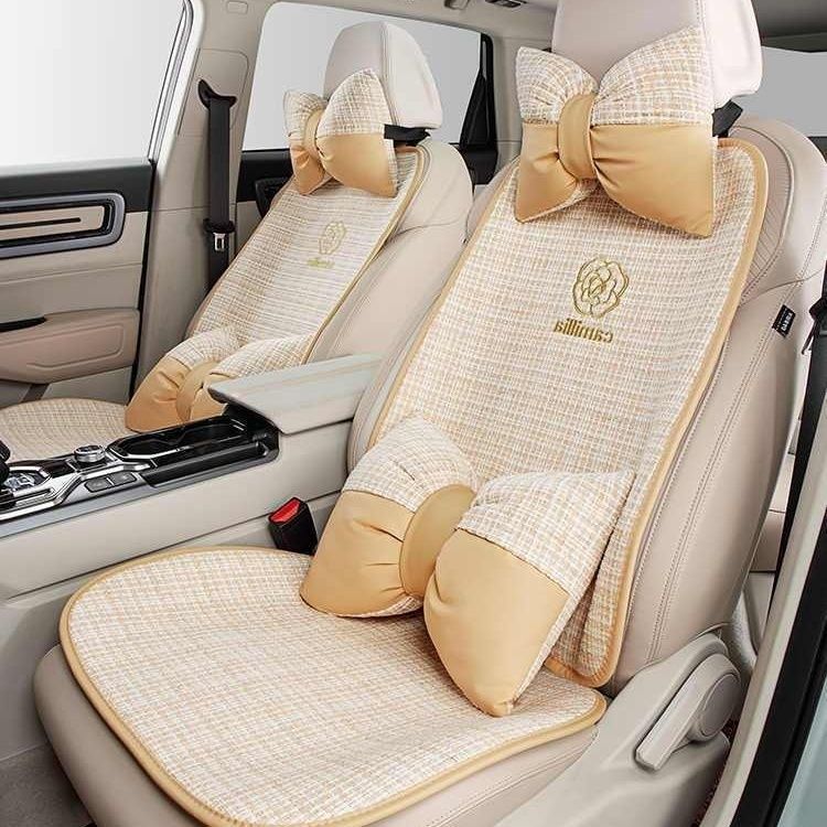 四季綿とンの小さな香りの良いお尻クッション車のシートクッションオールシーズンユニバーサルシンプルなカーシートクッション冬レディース