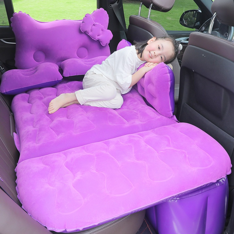 漫画ダブルブロックインフレータブルベッド37セント厚いインフレータブルマットレス車旅行マットレス車インフレータブルベッド