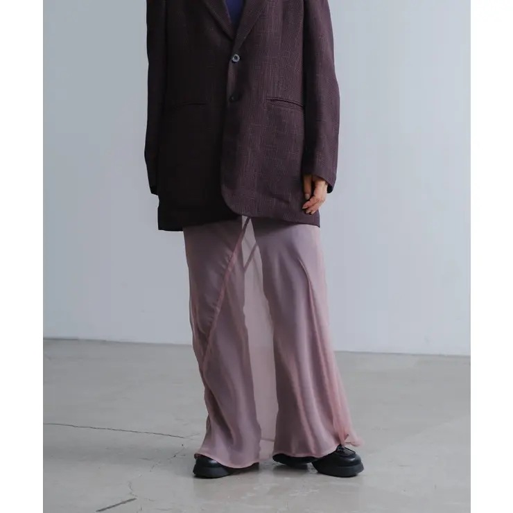 【Pasterip】Organdy layering skirt