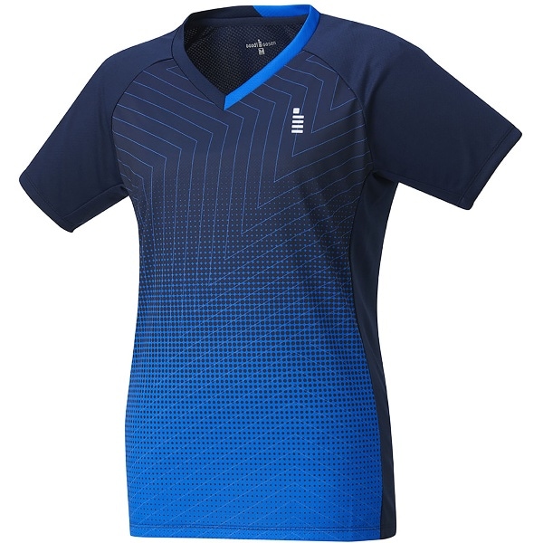 GOSEN ゴーセン レディースゲームシャツ ネイビー L テニス ゲームシャツ ウィメンズ T2411-17 レディース 半袖