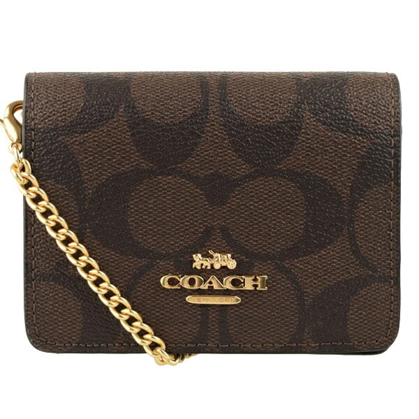 コーチ COACH カードケース ミニウォレット シグネチャー チェーン アウトレット 6650imaa8