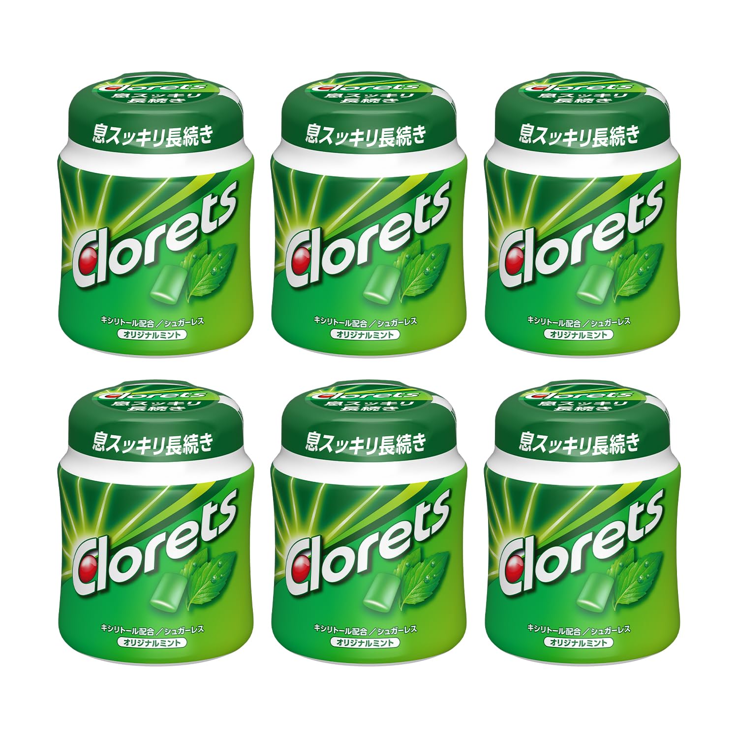 モンデリーズ クロレッツ オリジナルミントボトル 140g ×6個