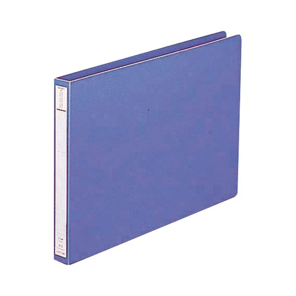 (まとめ) リヒトラブ パンチレスファイル(HEAVY DUTY) A4ヨコ 160枚収容 背幅25mm 藍 F-371 1冊 (×30セット)