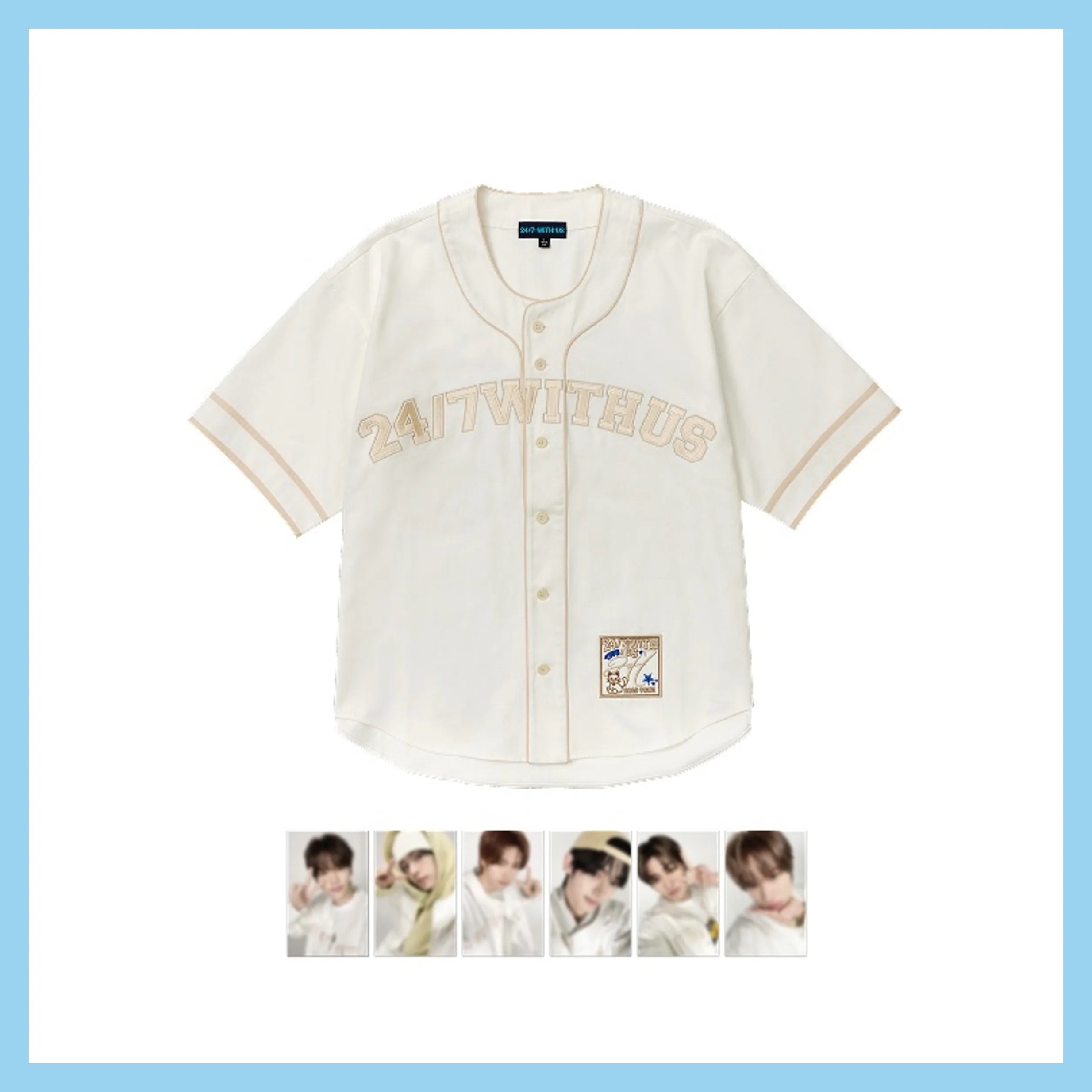 【国内発送】 【公式】 TWS 【 S/S JERSEY 】 2025 TWS TOUR 24/7 : WITH : US ユニフォーム MD