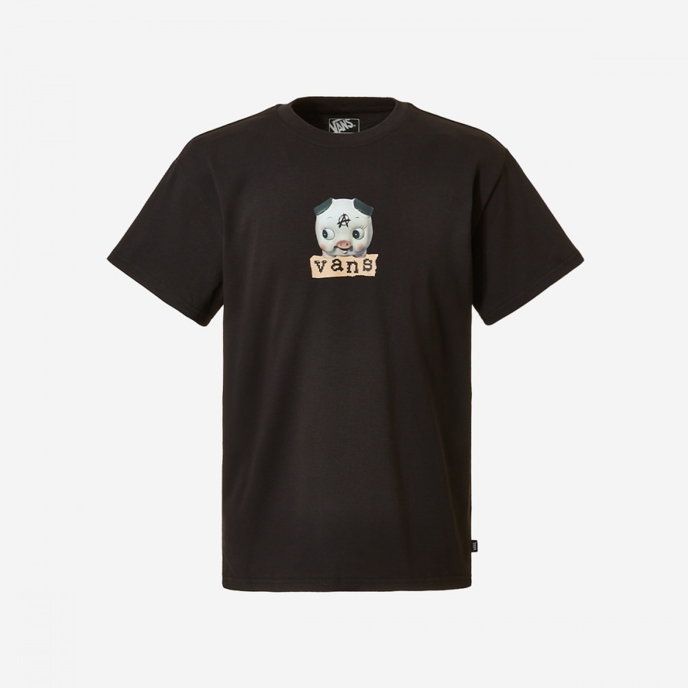 ヴァンズ ピギー フォト Tシャツ VN000QQJBLK-BLACK