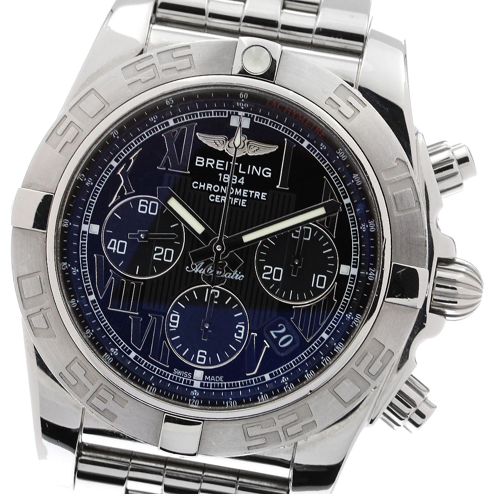 ブライトリング BREITLING AB0110 クロノマット 44 デイト 自動巻き メンズ 箱付き_906032【中古】