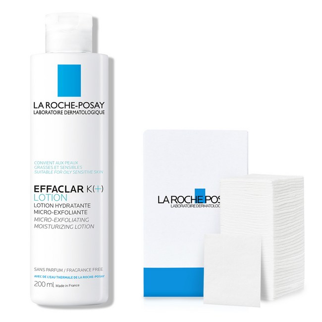 ラロッシュポゼ エパクラ K(+)トナー 200ml+コットン 40枚