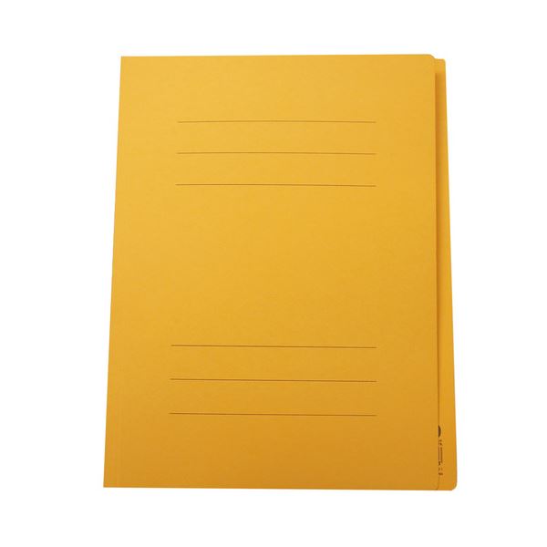 （まとめ）ナカバヤシ フラットファイルJ A4タテ150枚収容 背幅18mm イエロー フF-J80Y 1セット(10冊) (×10セット) 7,667円