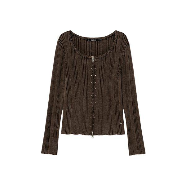 女性_スタッドセーター ジップアップ (YP4S3663)_s