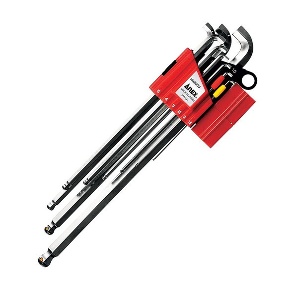 ANEX（兼古製作所） スリムボールポイントレンチ 9本組 マグキャッチ付 HB2009