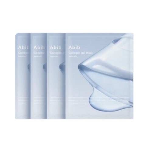 コラーゲン ゲル マスク 水分草 ゼリー 35g x 10枚 (鎮静/弾力/保湿/栄養供給/活力/光彩/しわ防止)