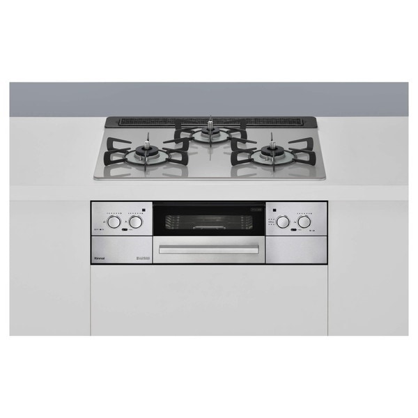 RHS31W32L24RASTW-LP クラウドシルバー Lisse [ビルトインガスコンロ(プロパンガス用両側強火力幅60cm)]