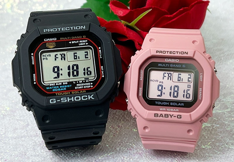 恋人たちのGショック ペアウオッチ G-SHOCK BABY-G カシオ 2本セット GW-M5610U-1JF BGD-5650-4JF プレゼント クリスマス プレゼント 誕生日 御祝い還暦