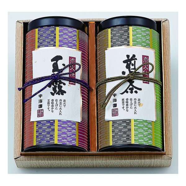 炭火仕上銘茶セット 2種セット/各140g ZOA030155631