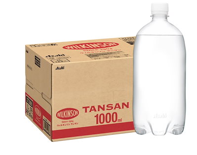 他サイト： ウィルキンソン アサヒ飲料 MS+B タンサン ラベルレスボトル 1L×12本 [炭酸水]【Amazon.co.jp限定】の商品画像
