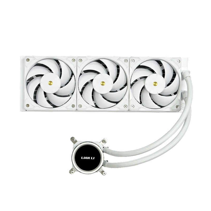 LIANLI　水冷CPUクーラー 120mmファンx3 ［LGA1700/1200/115x・AM5/AM4］ ホワイト　LL-GA2-360-PERF-WT1