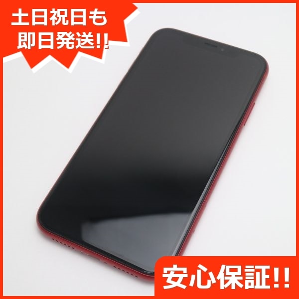 最新デザインの 超美品 SIMフリー iPhoneXR 64GB レッド RED Apple 182 ...