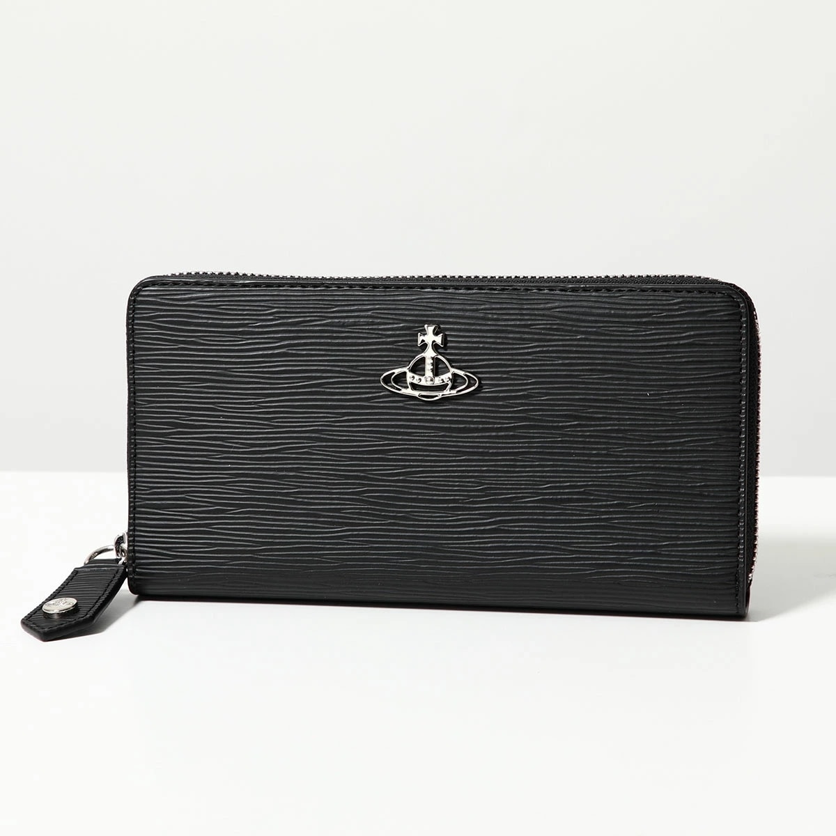 Vivienne Westwood ヴィヴィアンウエストウッド ラウンドファスナー長財布 51050022 S000E メンズ レディース オーブ 小銭入れあり N404/BLACK