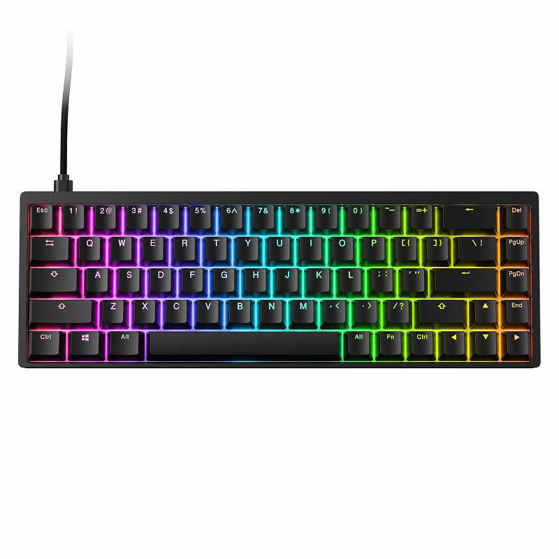 エンドゲームギア　ゲーミングキーボード KB65HE RGB ラピッドトリガー ［有線 /USB-A＋USB-C］ ブラック　EGG-KB65HE-GUS