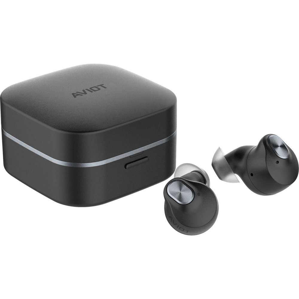 AVIOT TE-Q3R-BK ノイズキャンセリング機能搭載　完全ワイヤレスBluetoothイヤホン（ブラックオニキス） TEQ3RBK