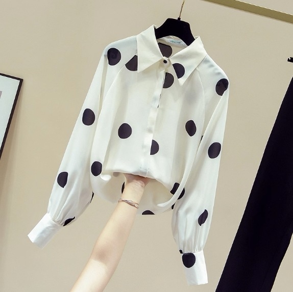 個性的 トップス シャツ ブラウス 袖あり 長袖 襟付き シフォン 薄手 きれいめ 上品 おしゃれ お洒落 かっこいい レトロ 可愛い 女子 こなれ感 メンズライク マニッシュ クール