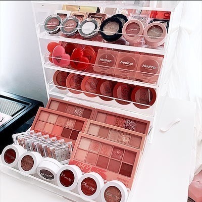 コスメ収納 アクリル SNSの大人気 多機能 大容量 メイクボックス コスメボックス 化粧ボックス メイクケース メイク収納 化粧品 引き出し 韓国風