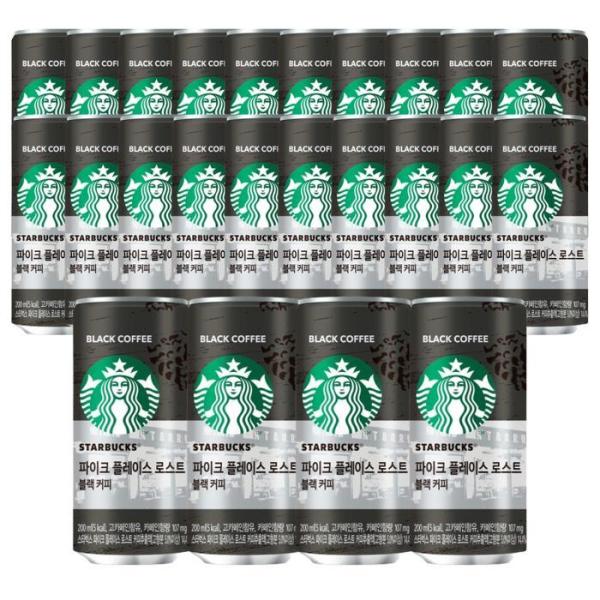 スターバックス スターバックス パイク プレイス ロースト ブラック 200ml 24個
