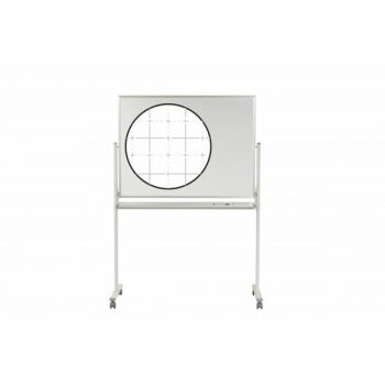 馬印　MAJI（マジ）シリーズ両面脚付ホーローホワイトボード　暗線入/無地　W1296xD610xH1845mm　MH34TDXN