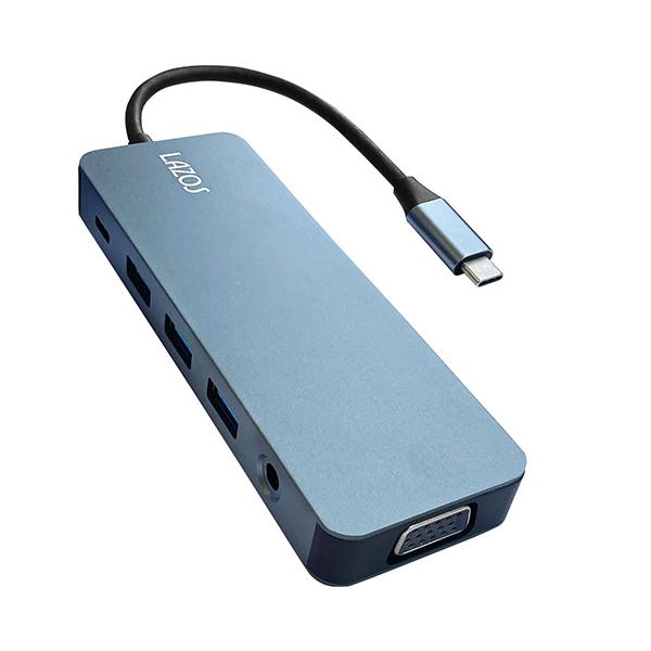 [5個セット] リーダーメディアテクノ TypeC変換アダプタ 11in1 L-CH11X5