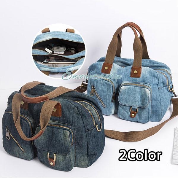 トートバッグ デニム レディース キャンバス ショルダー 帆布 大容量 エコバッグ 肩掛け マザーズバッグ 旅行 鞄 大きめ 通勤 通学