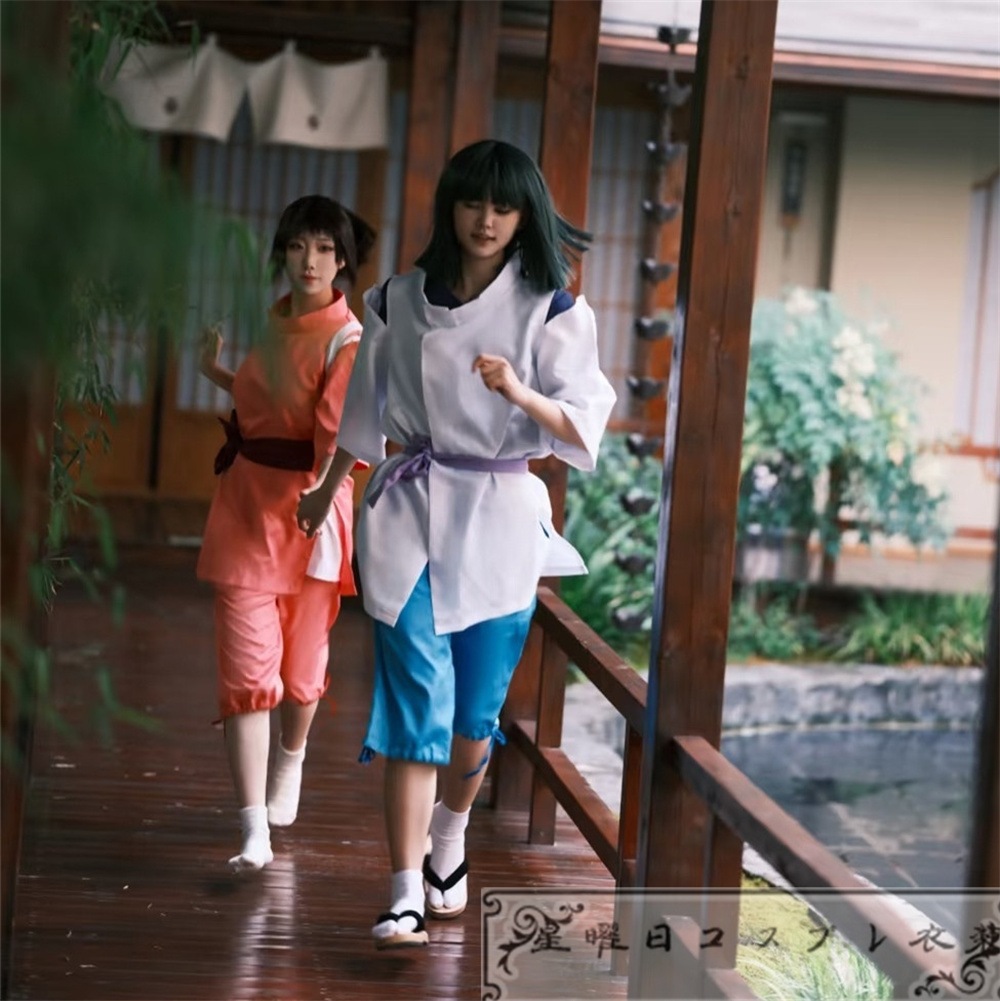 在庫 千と千尋の神隠し 荻野千尋 白龍 コスプレ衣装 コスチューム
