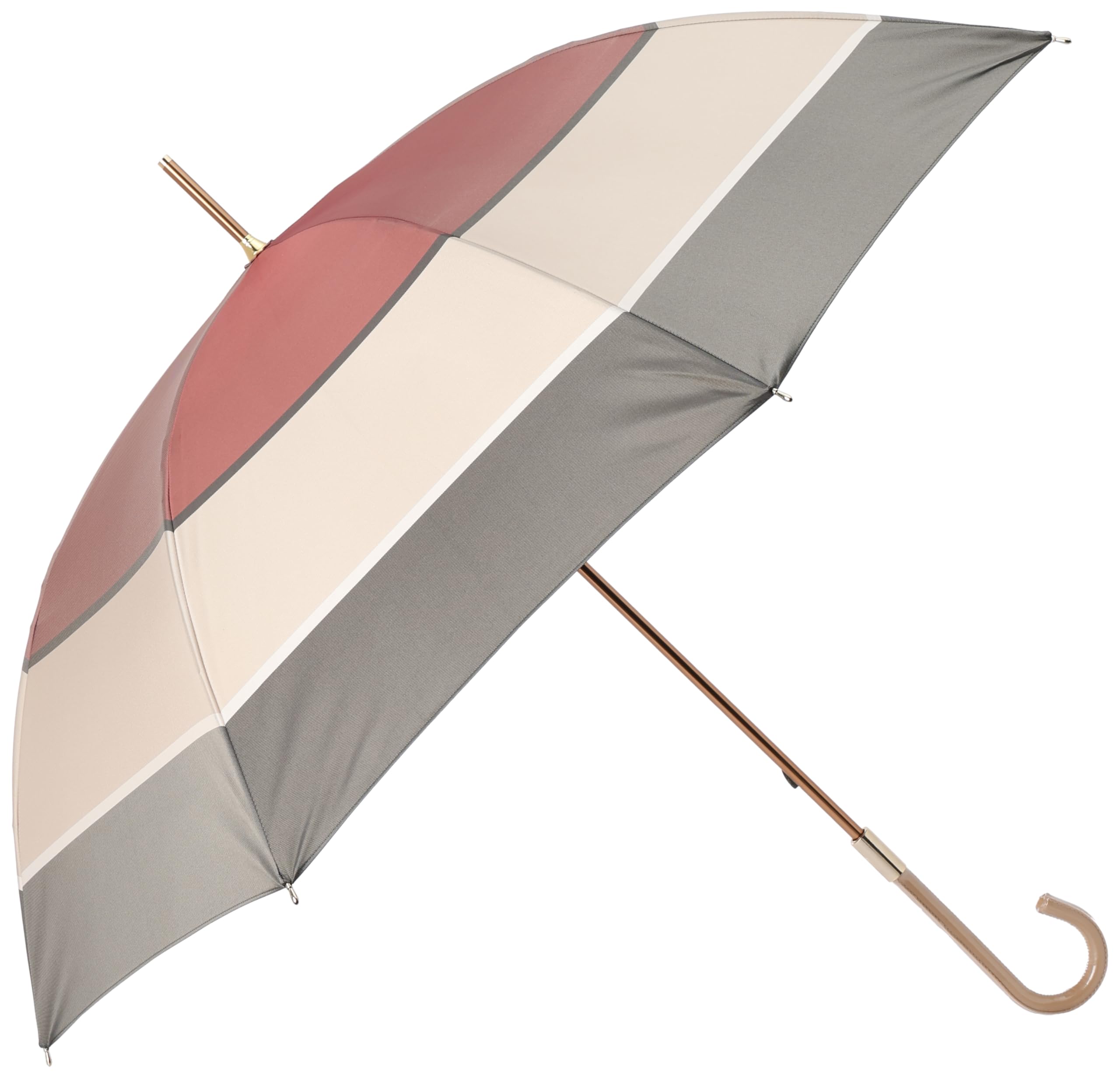 [LANVIN COLLECTION ランバン コレクション] MOONBAT(ムーンバット) 長傘 雨傘 【ギフト】 60 レディース 先染10984グリーン