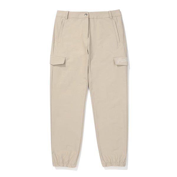 [マルボン公式] 女性カーゴポケットジョガーパンツ BEIGE (WOMAN)