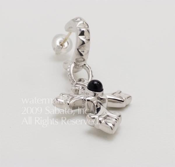 クロステン Crossten / オニキス ピアス AT066IS新春初売り大特価中!