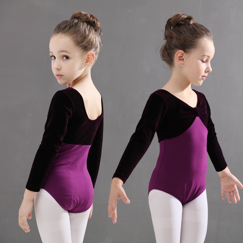 子供用ダンス服女の子用長袖ゴールドベルベット練習服幼児用ダンス服女の子用中国舞踊バレエ服 9,300円