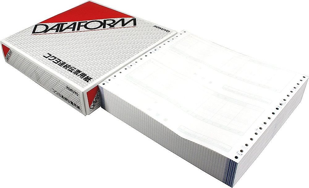 連続伝票用紙 納品書 2枚複写 500組 EC-テ1000