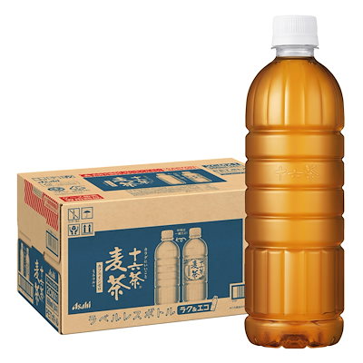 他サイト： 十六茶 アサヒ飲料 十六茶麦茶 ラベルレスボトル 660ml×24本 [お茶] [ノンカフェイン]の商品画像