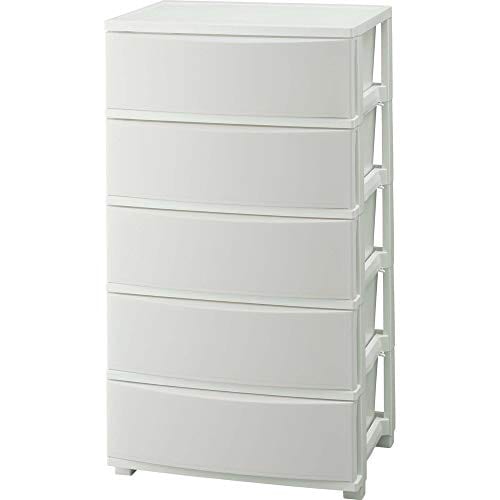 色：ホワイト サイズ：3)5段 アイリスオーヤマ 収納 チェスト 幅53* 5段 ホワイト ワイド