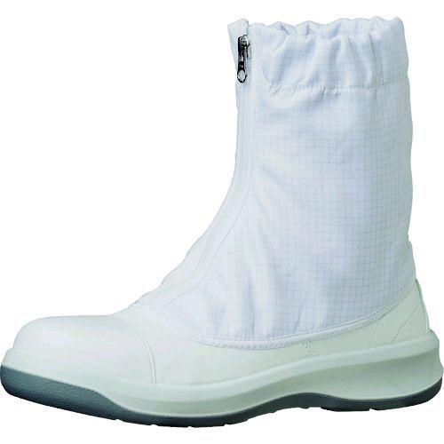 ミドリ安全 GCR1200FCAP-HH-25.0 トウガード付 静電安全靴 ＧＣＲ１２００ フルＣＡＰ ハーフ ホワイト ２５．０ｃｍｃｍ